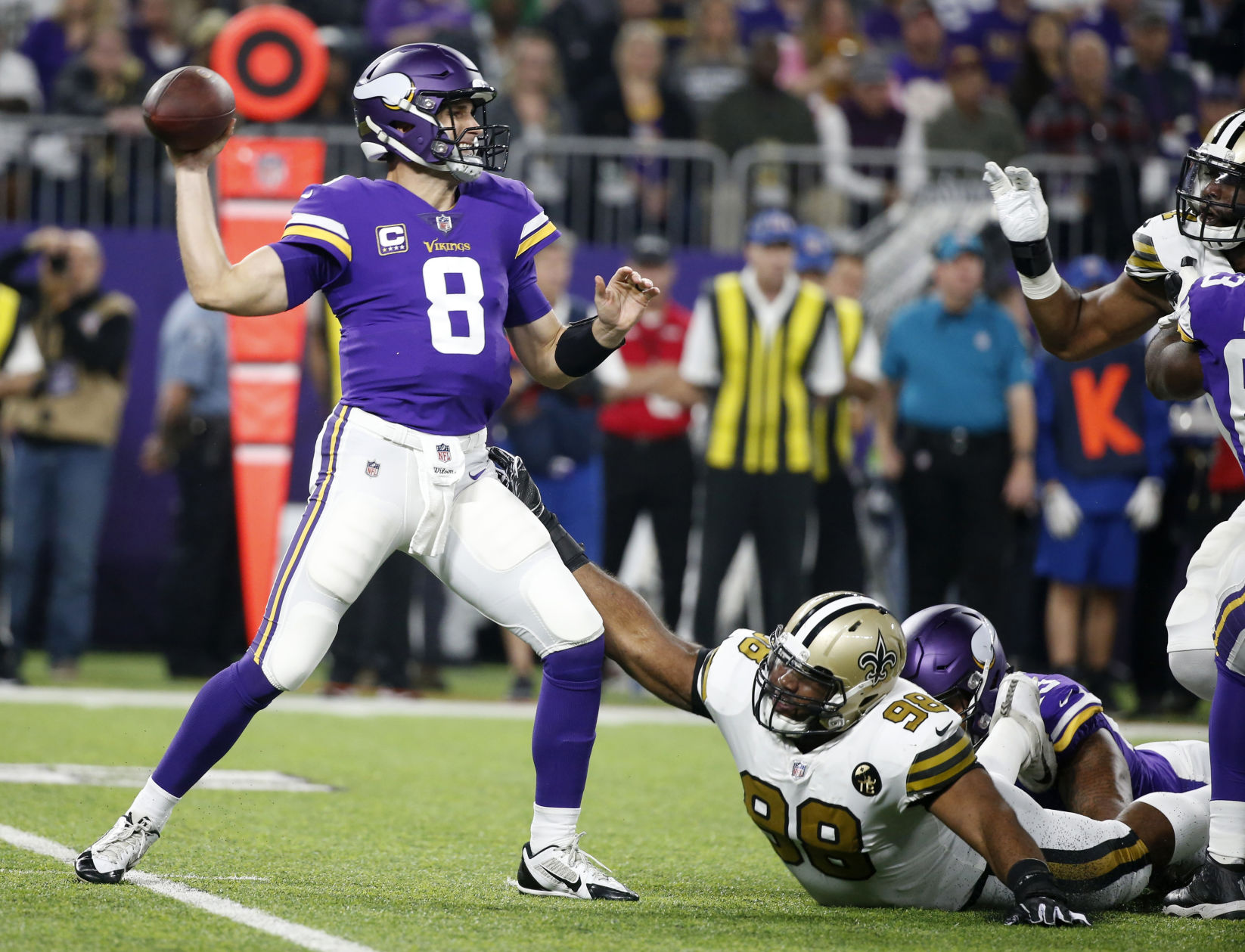Saints Vikings Football